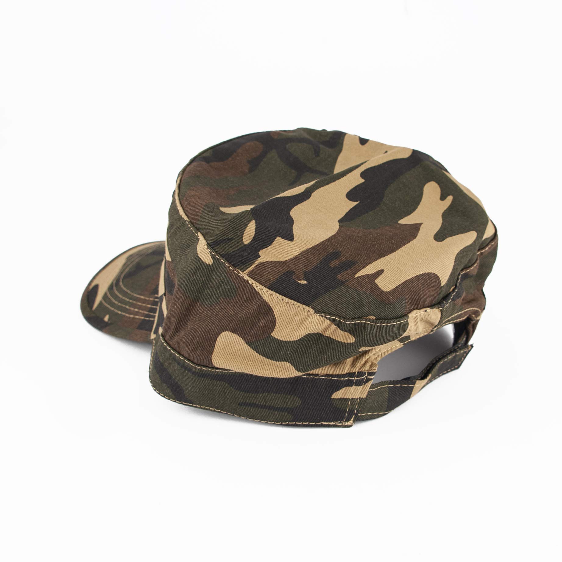 toni-system-cappello-con-visiera-verde-in-cotone-3-pannelli image 2
