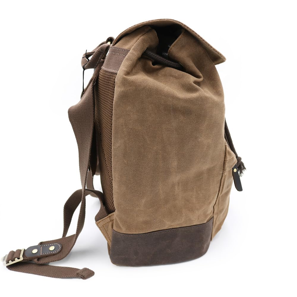 radar-1957-zaino-pelle-e-tessuto-stone-washed-con-tasca-water-resistant image 6