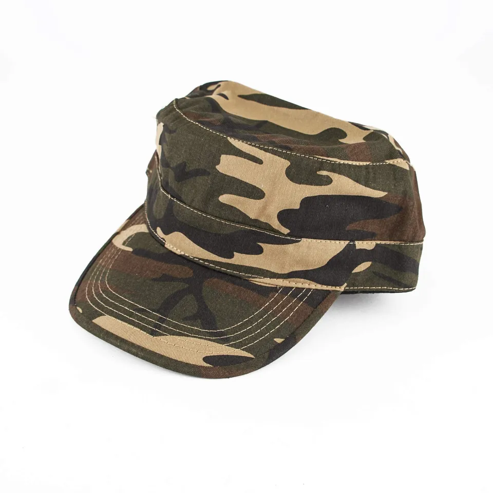 toni-system-cappello-con-visiera-verde-in-cotone-3-pannelli image 1