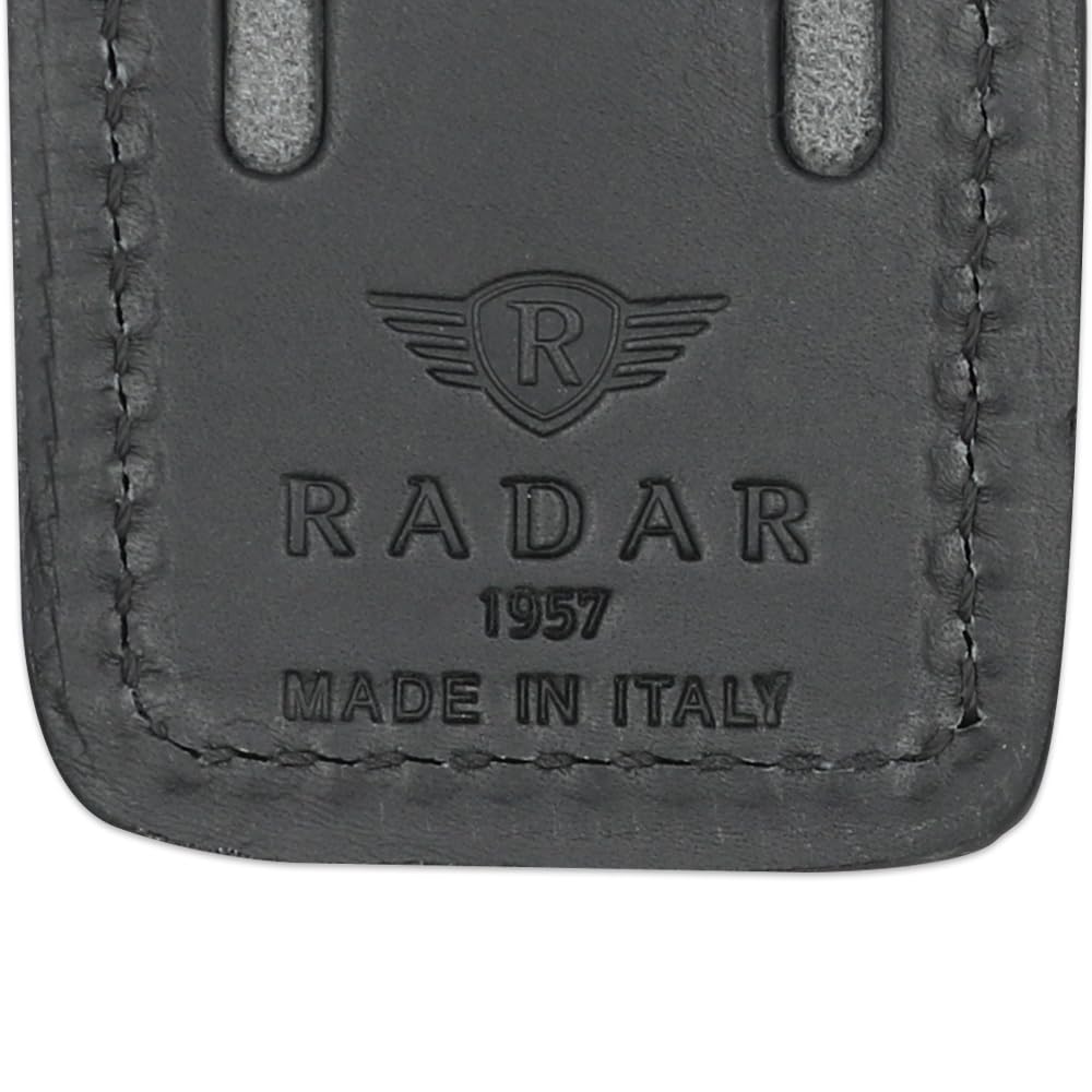 radar-1957-porta-caricatore-bifilare-in-cuoio-sagomato-a-cofanetto-nero image 4