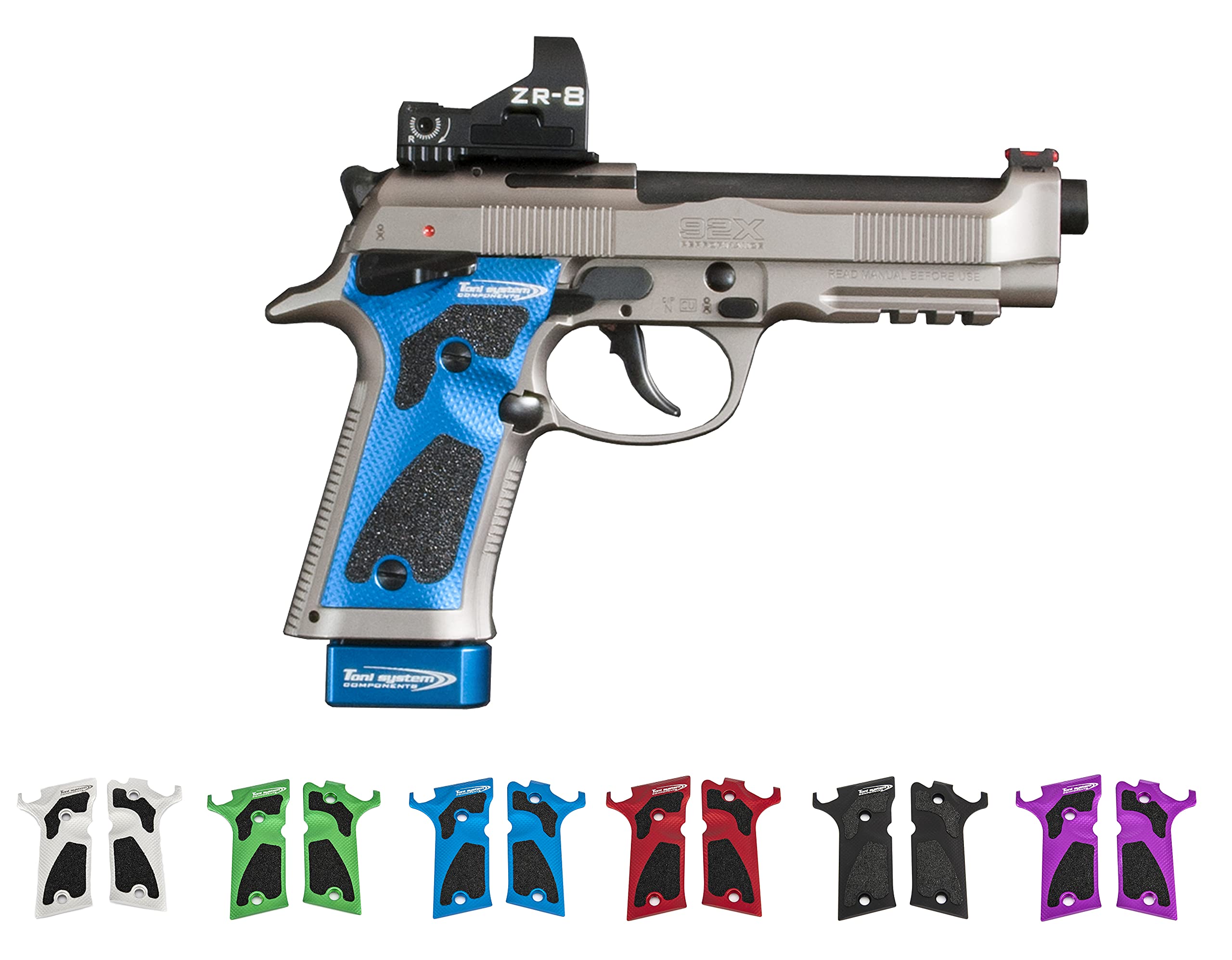 toni-system-art-gb92x-guancette-3d-alluminio-per-beretta-92x image 3
